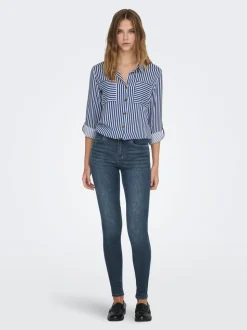 ONLWAUW Taille moyenne Skinny Fit Jeans