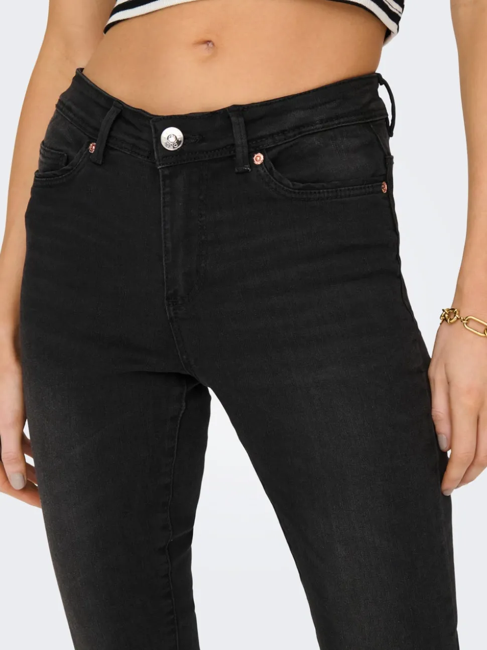 ONLWAUW Taille moyenne Skinny Fit Jeans