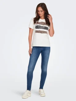 ONLWAUW Taille moyenne Skinny Fit Jeans