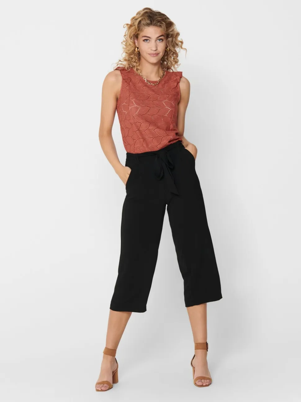 ONLWINNER Regular Fit Pantalon palazzo