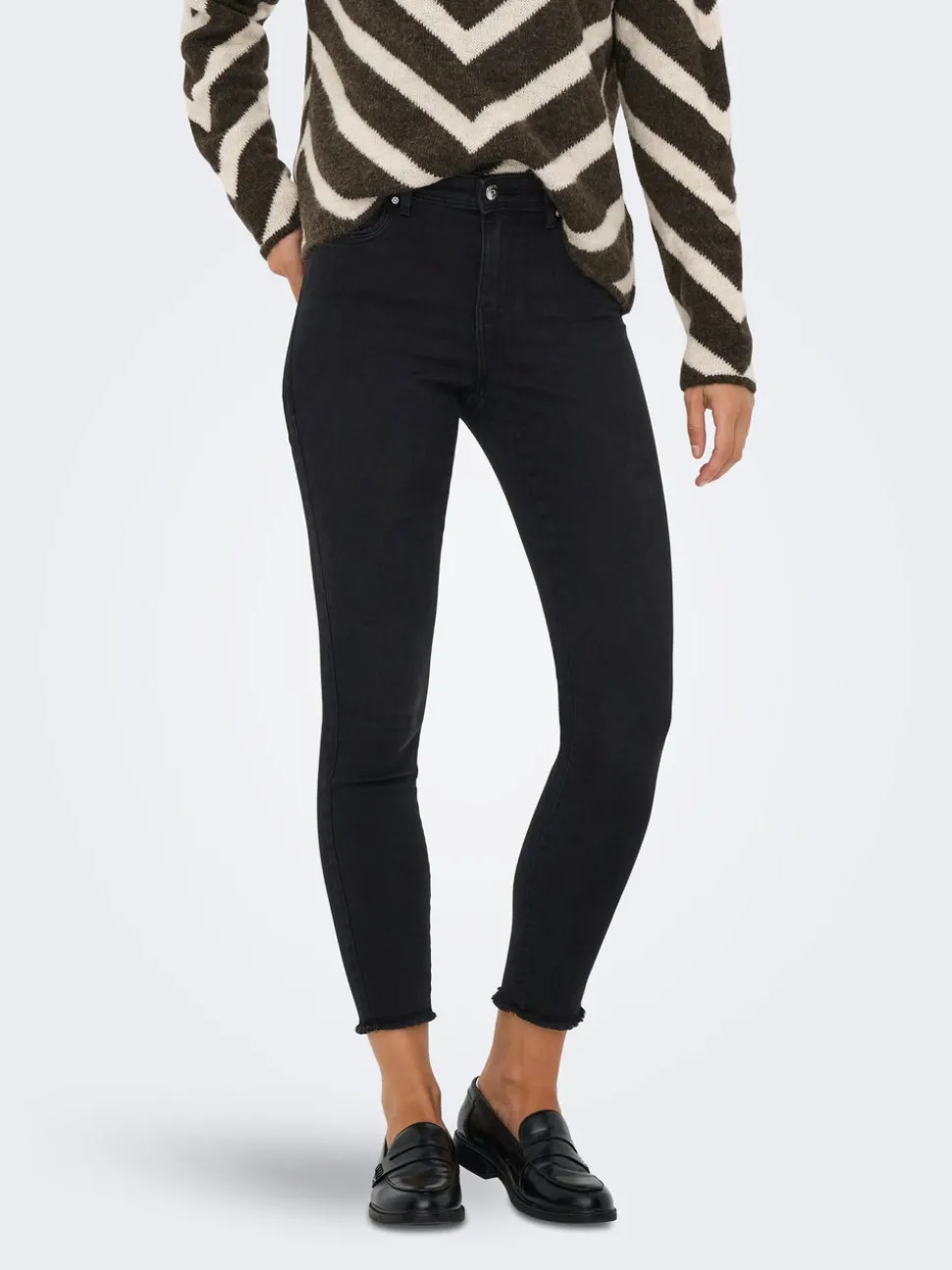 ONLWOW Taille moyenne Skinny Fit Longueur cheville Jeans