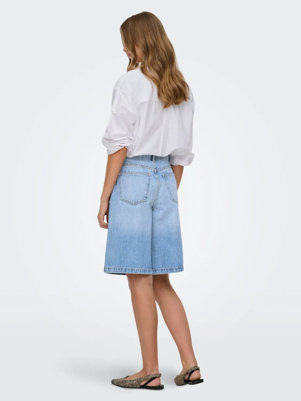 ONLZAGU-DORSI Taille moyenne Loose Fit Short en denim