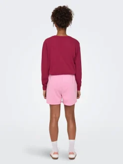ONPPICA Taille haute Loose Fit Short en molleton