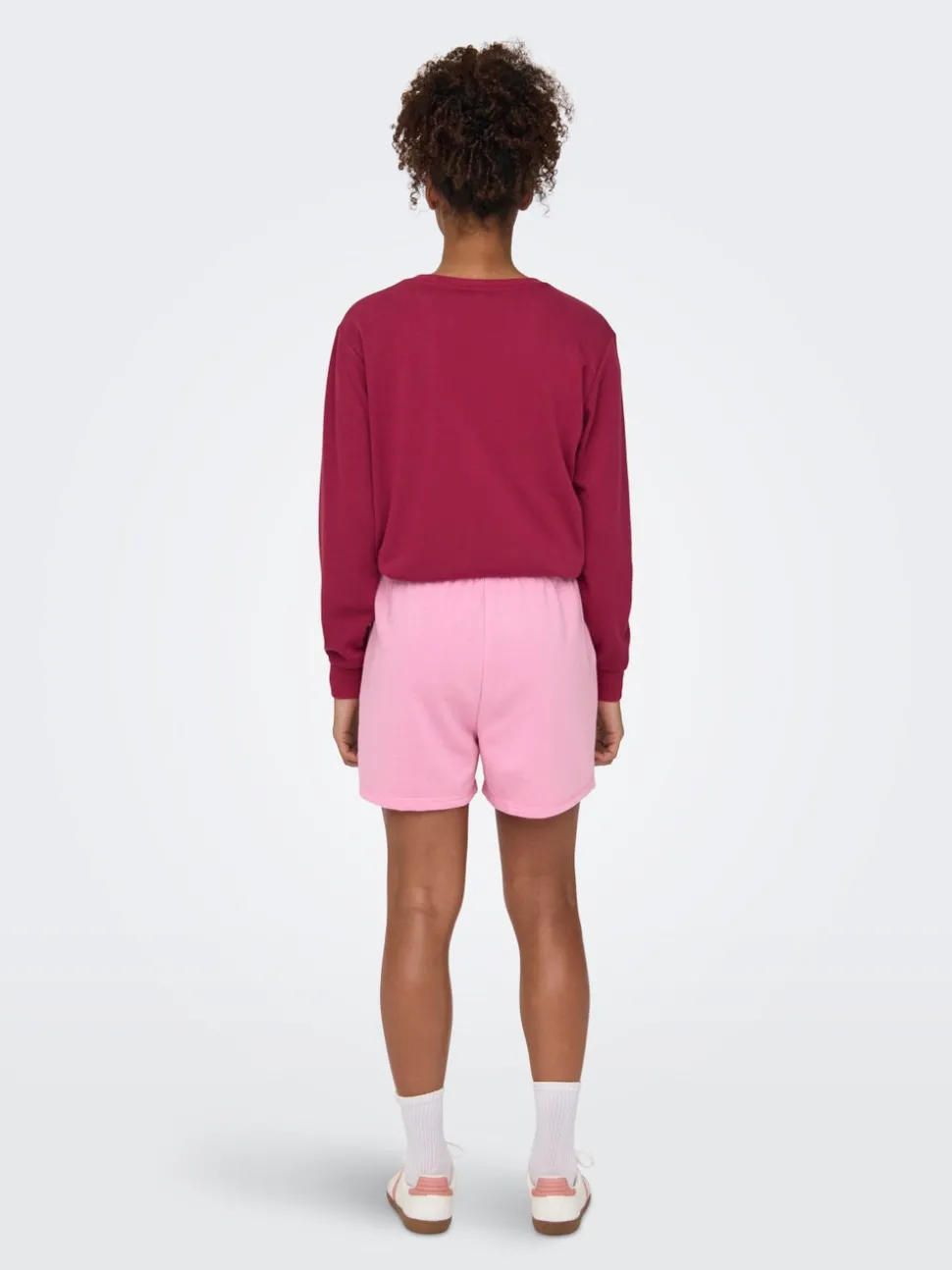 ONPPICA Taille haute Loose Fit Short en molleton