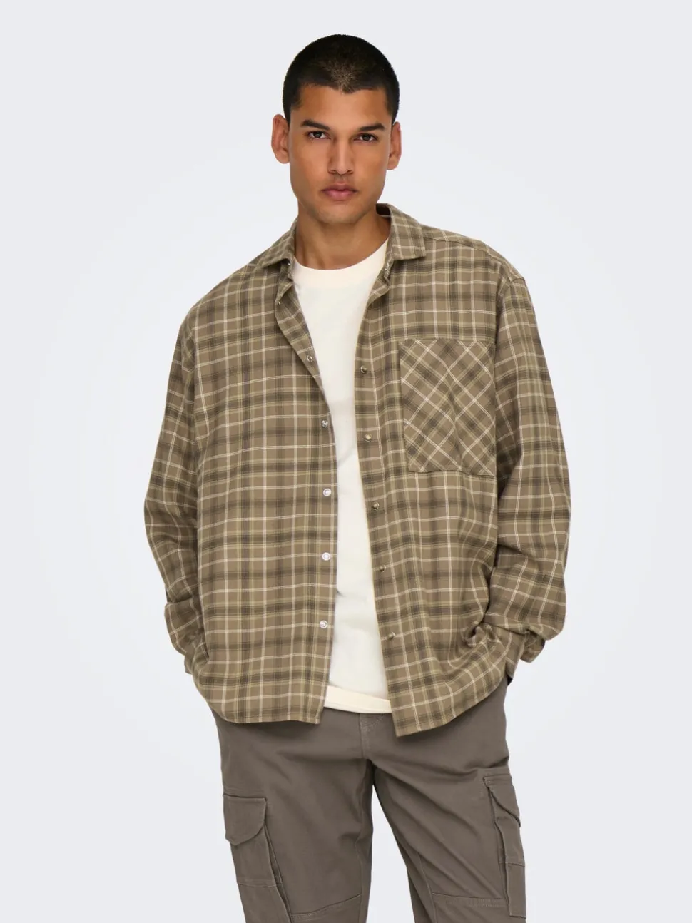 ONSARCHER Chemise en flanelle