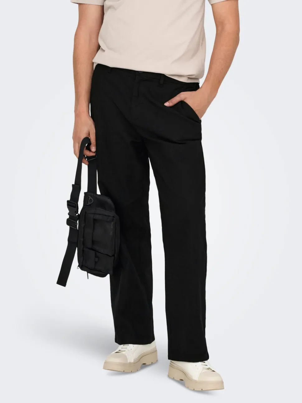 ONSBOB Loose Fit Lin Pantalon