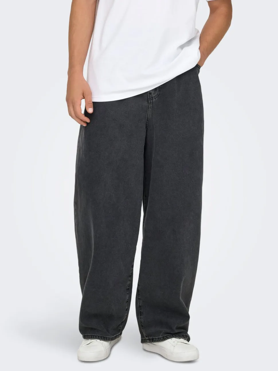 ONSCARL Taille moyenne Balloon Fit Jeans