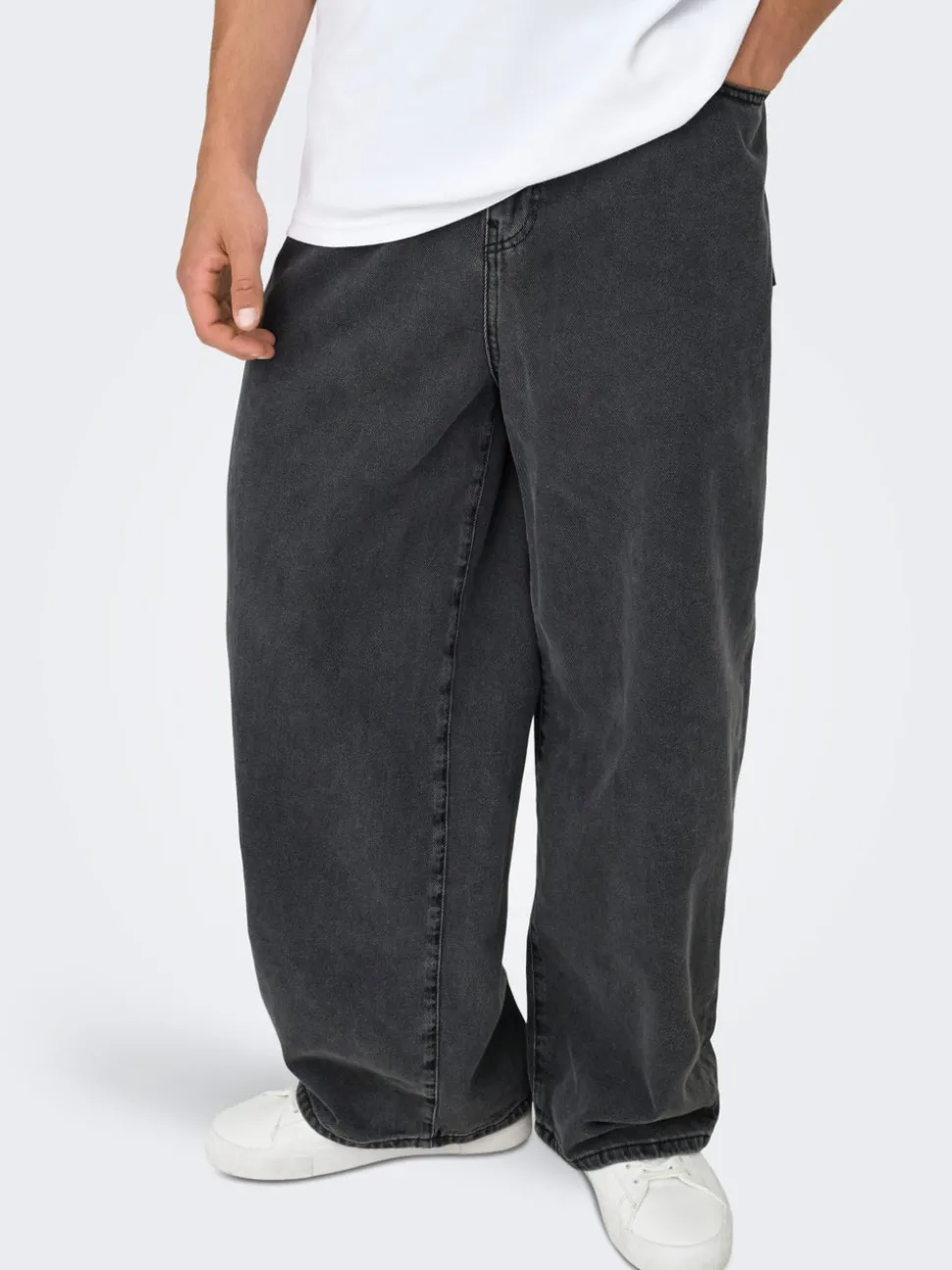 ONSCARL Taille moyenne Balloon Fit Jeans