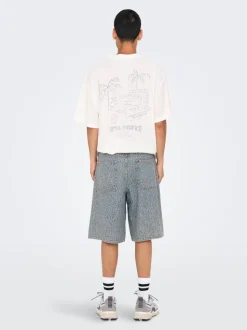 ONSCARL Taille moyenne Balloon Fit Short à 5 poches