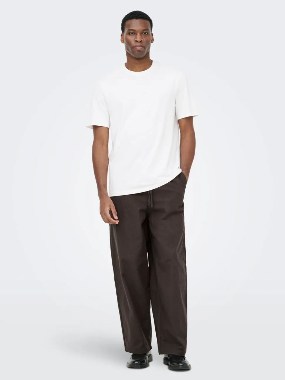 ONSDAVES Wide Leg Fit Lin Pantalon