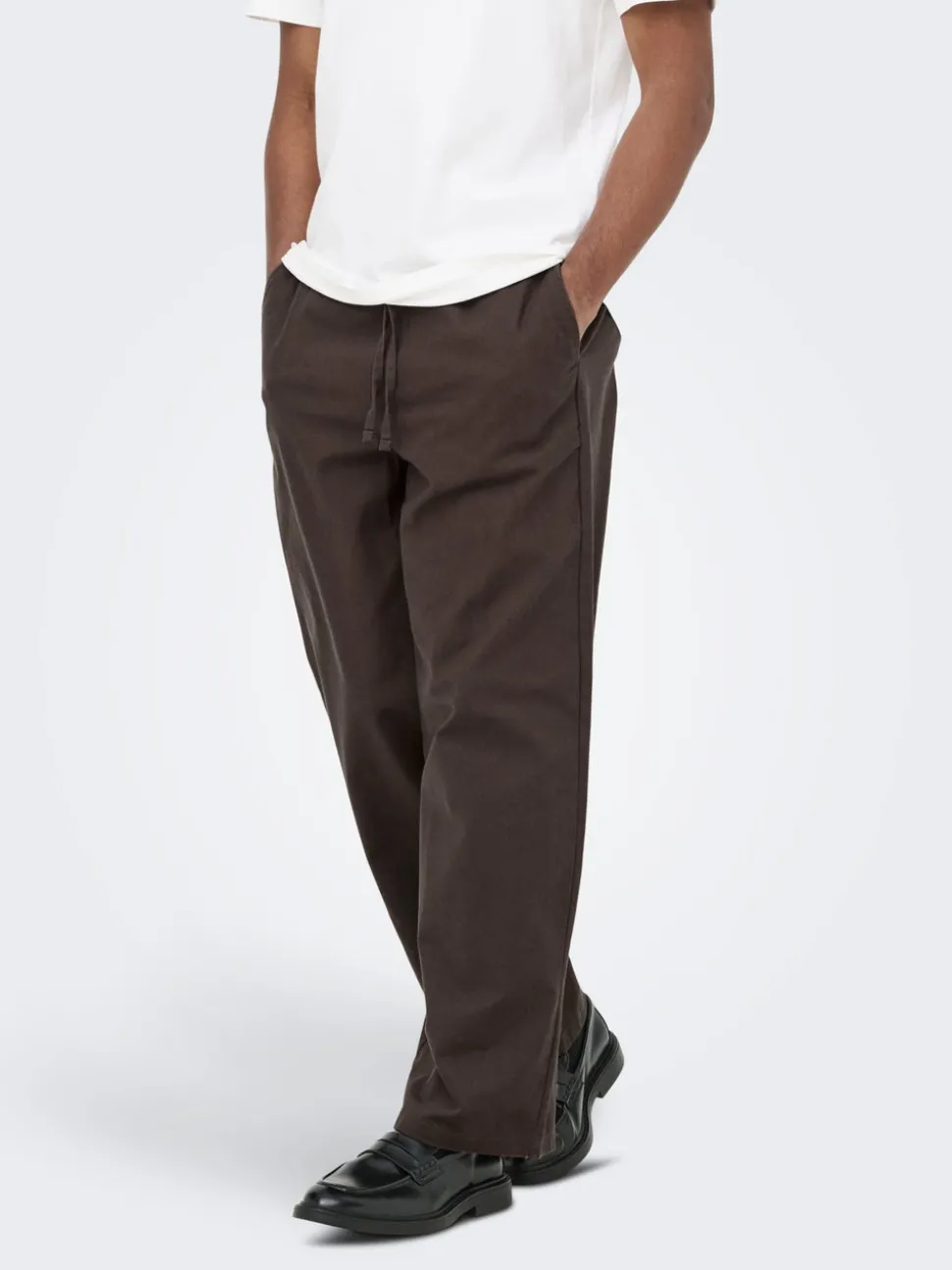 ONSDAVES Wide Leg Fit Lin Pantalon