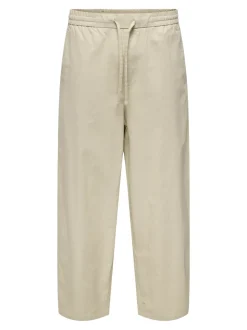 ONSDAVES Wide Leg Fit Lin Pantalon