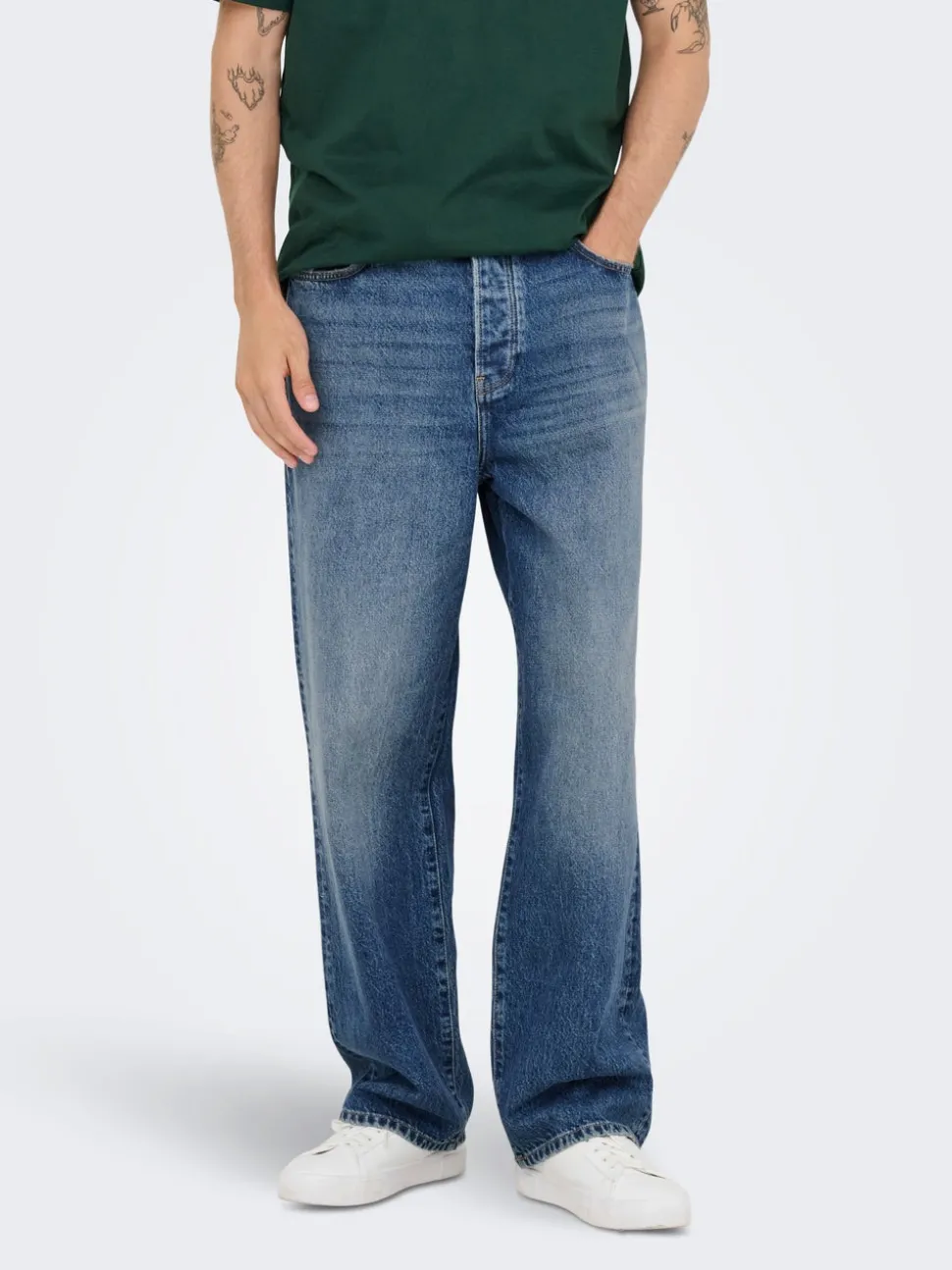 ONSFADE Taille moyenne Loose Fit Jeans