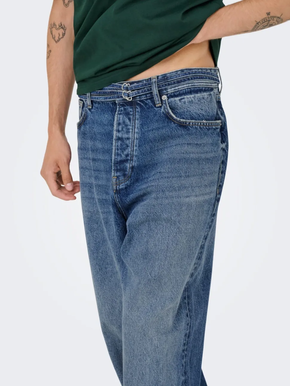 ONSFADE Taille moyenne Loose Fit Jeans