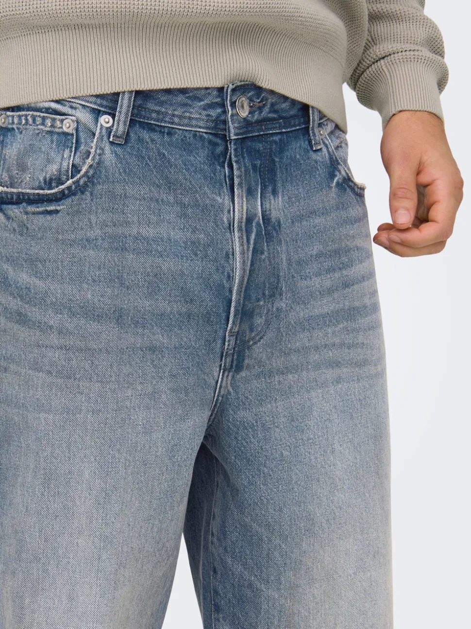 ONSFADE Taille moyenne Loose Fit Jeans
