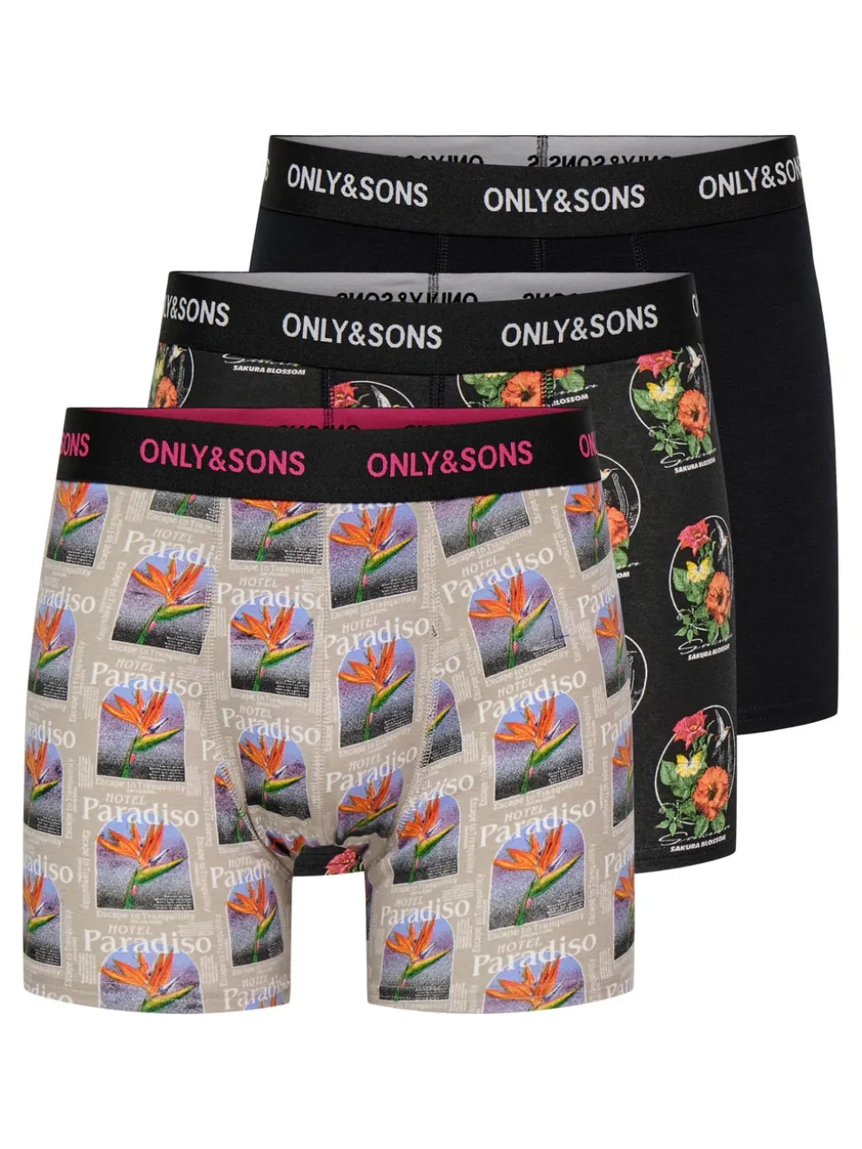 ONSFITZ 3-pack Boxers