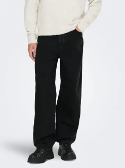 ONSFIVE Taille moyenne Baggy Fit Jeans