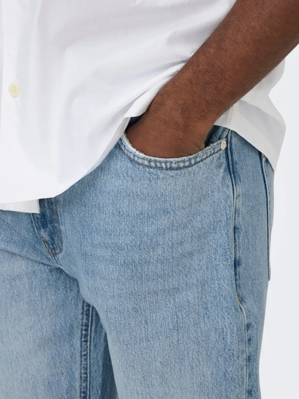 ONSGIBB Taille moyenne Bootcut Fit Jeans