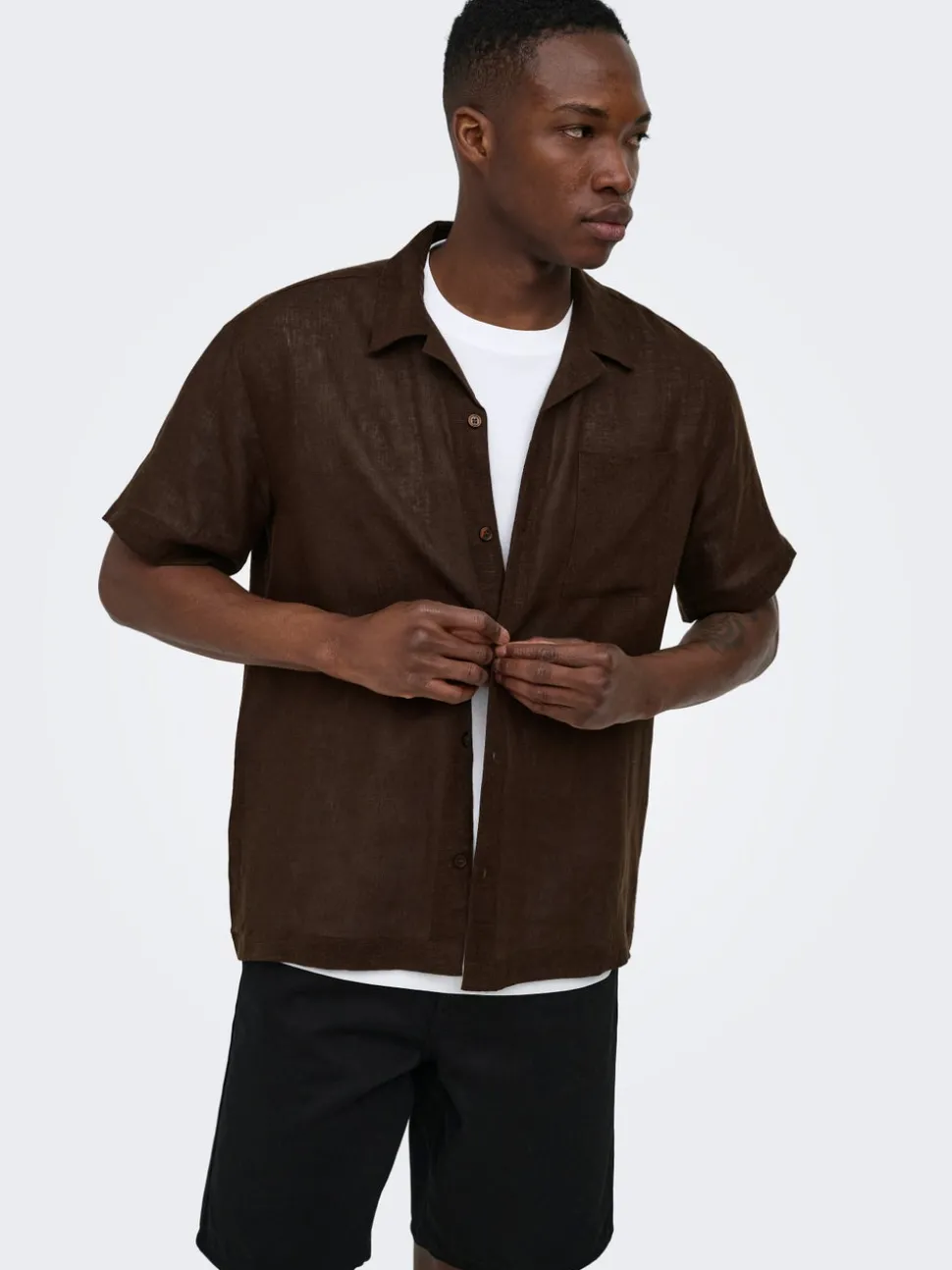 ONSLAURENCE Lin Chemise de vacances