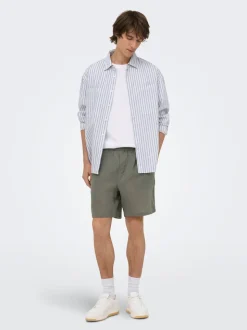 ONSLAURENCE Regular Fit Lin Shorts