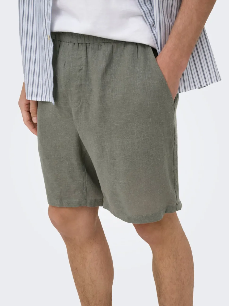 ONSLAURENCE Regular Fit Lin Shorts