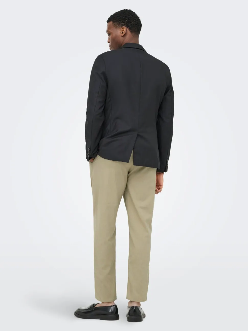 ONSLEO Tapered fit - Cropped Lin Pantalon chino