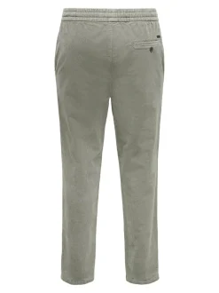 ONSLINUS Pantalon en velours côtelé coupe fuselée