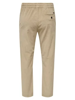 ONSLINUS Pantalon en velours côtelé coupe fuselée