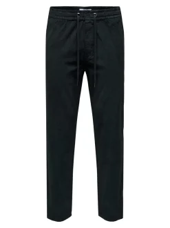 ONSLINUS Pantalon en velours côtelé coupe fuselée