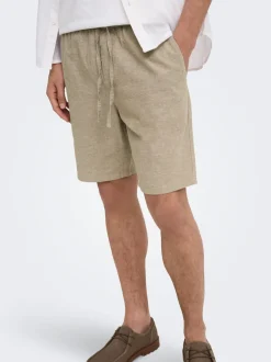 ONSLINUS Regular Fit Lin Shorts