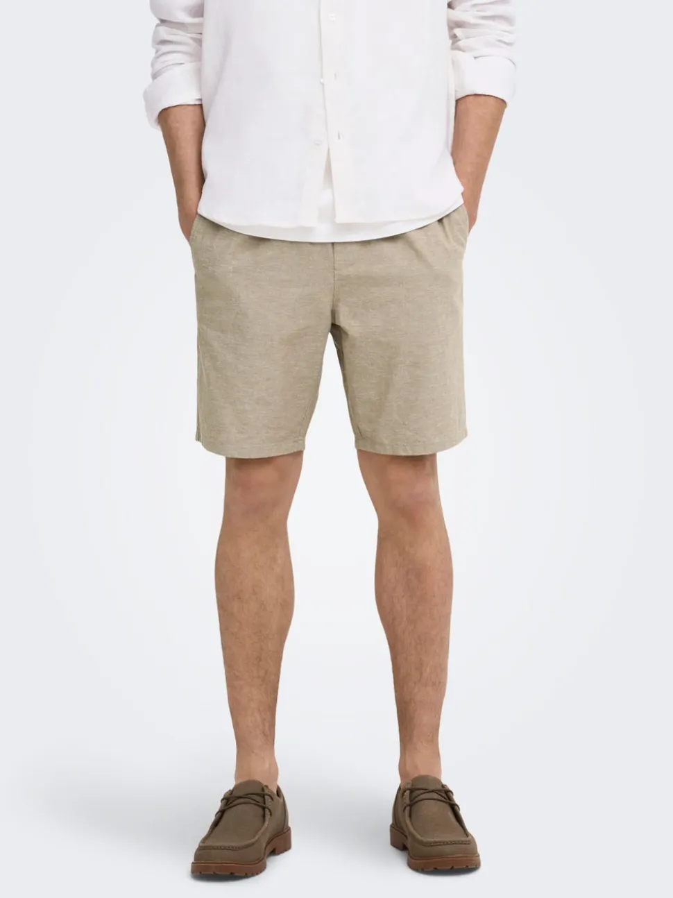 ONSLINUS Regular Fit Lin Shorts