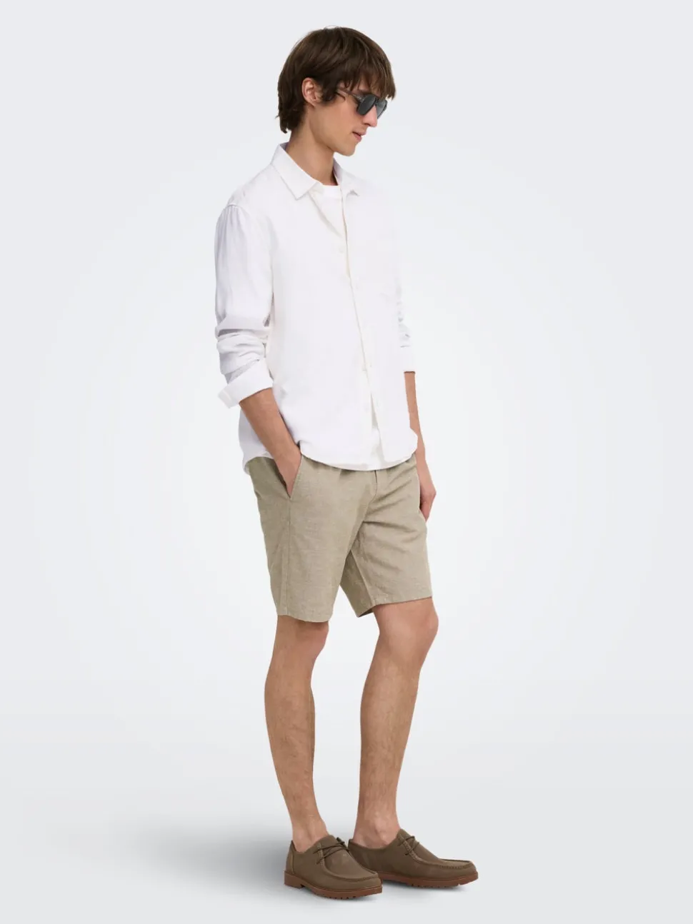 ONSLINUS Regular Fit Lin Shorts