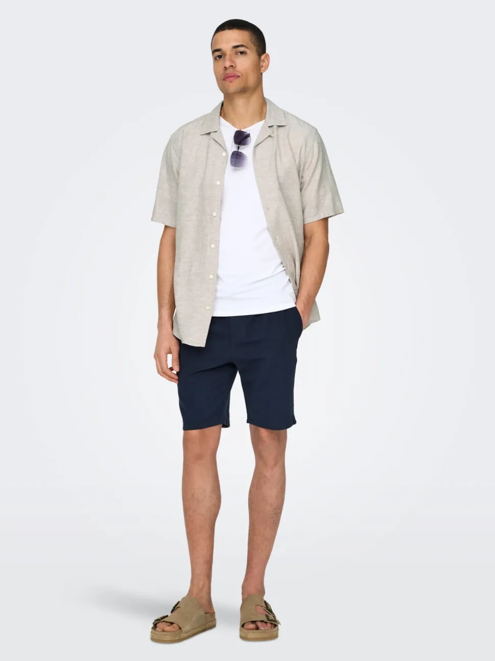 ONSLINUS Regular Fit Lin Shorts