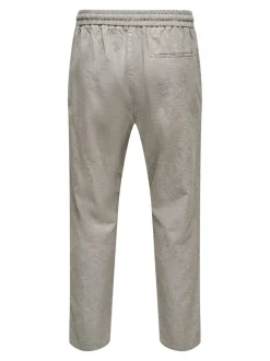 ONSLINUS Tapered Fit Lin Jogger