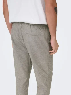 ONSLINUS Tapered Fit Lin Jogger