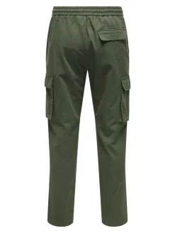 ONSLINUS Tapered Fit Lin Pantalon cargo