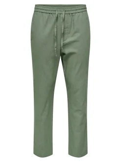 ONSLINUS Tapered Fit Lin Jogger