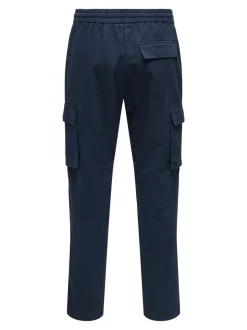 ONSLINUS Tapered Fit Lin Pantalon cargo