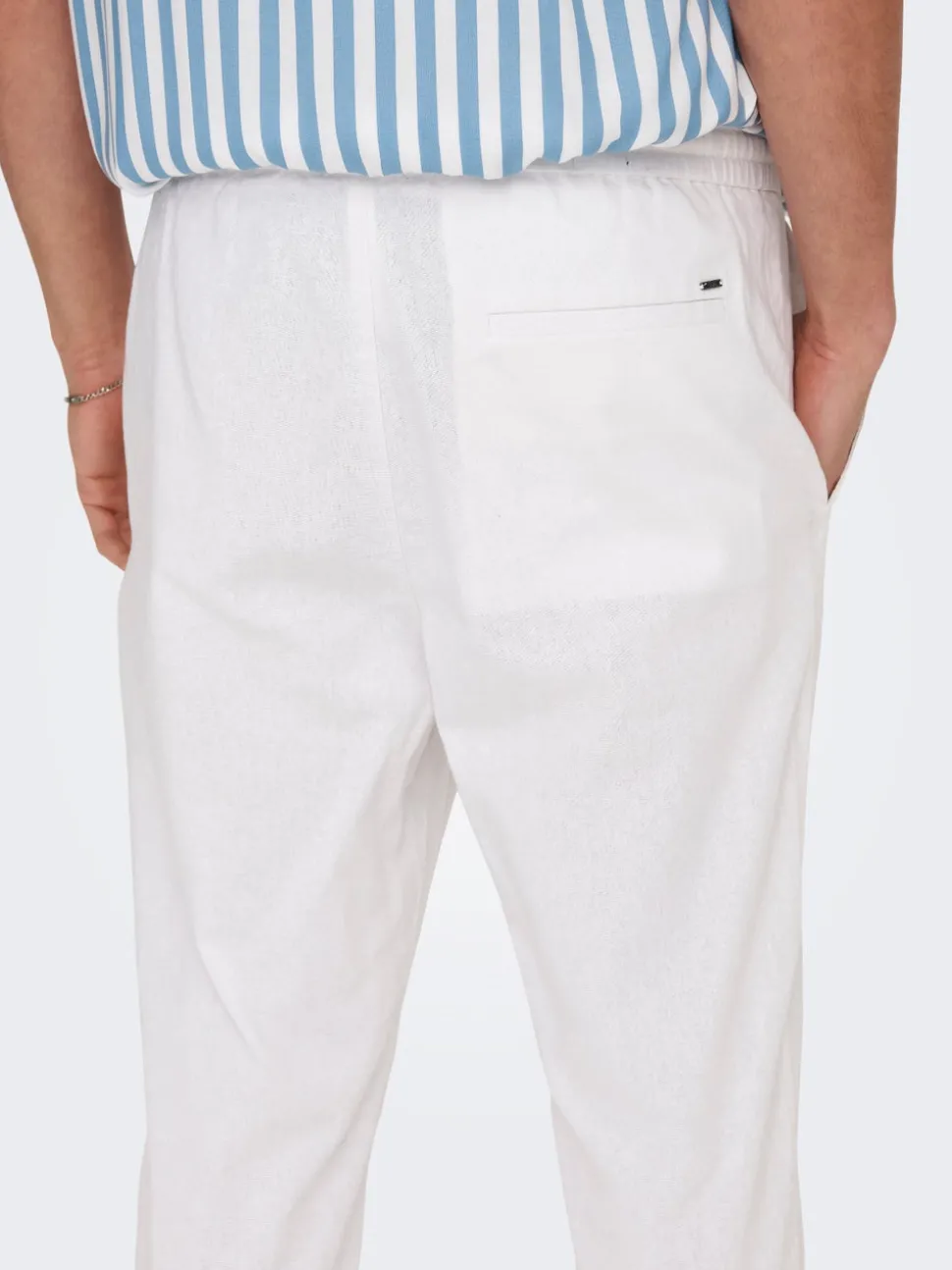 ONSLINUS Tapered Fit Lin Jogger