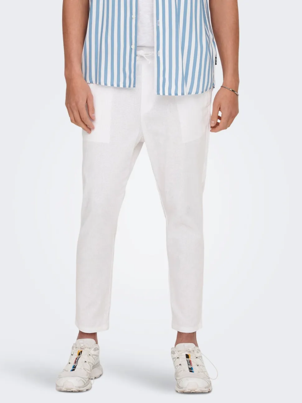 ONSLINUS Tapered Fit Lin Jogger