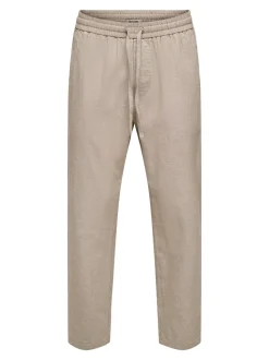 ONSLINUS Tapered Fit Lin Jogger