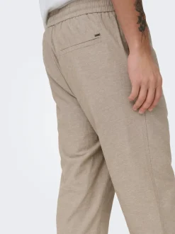 ONSLINUS Tapered Fit Lin Jogger
