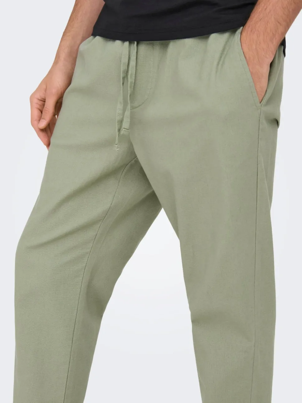 ONSLINUS Tapered Fit Lin Jogger