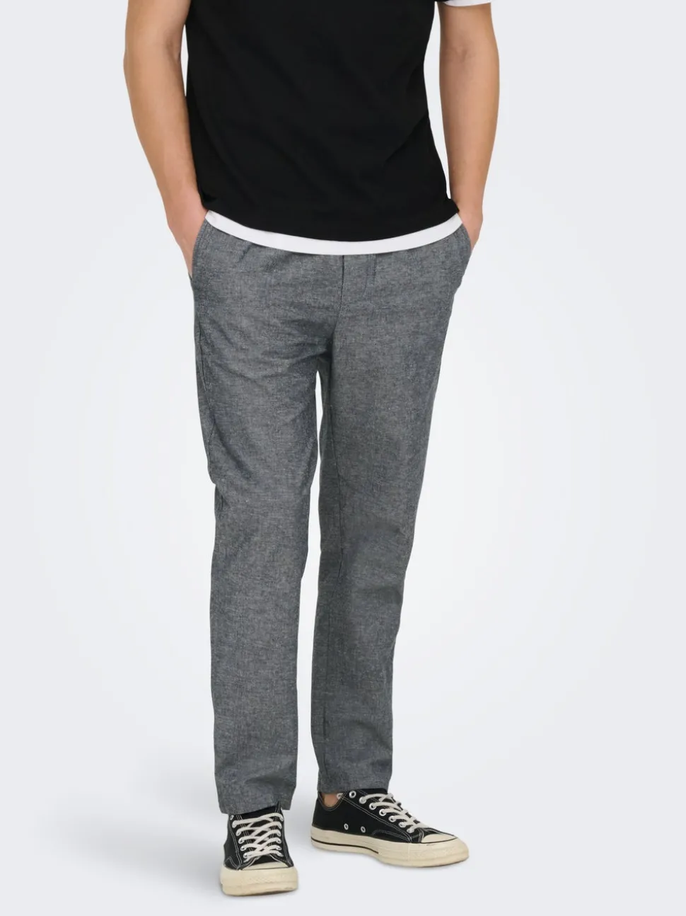 ONSLINUS Tapered Fit Lin Jogger