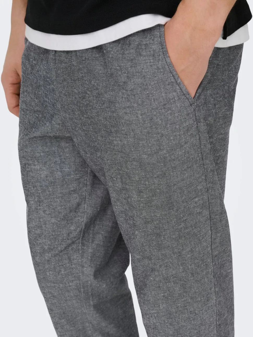 ONSLINUS Tapered Fit Lin Jogger