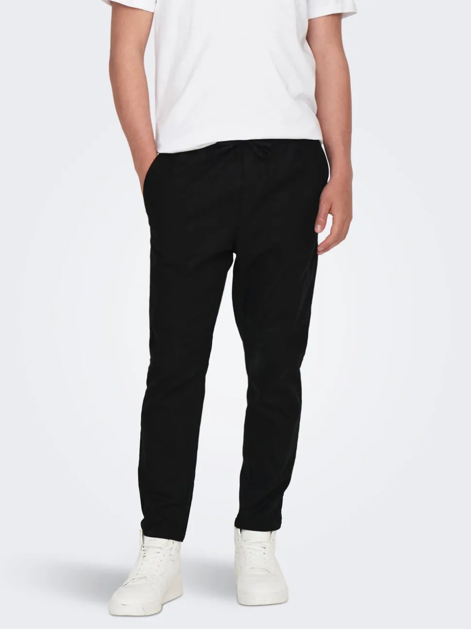 ONSLINUS Tapered Fit Lin Jogger