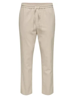 ONSLINUS Tapered Fit Lin Jogger