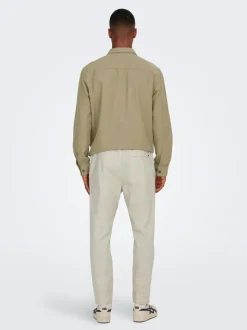 ONSLINUS Tapered Fit Lin Jogger