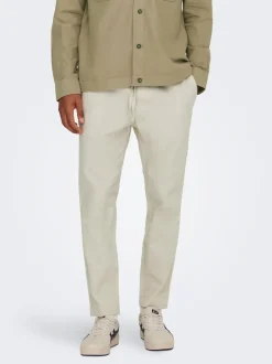 ONSLINUS Tapered Fit Lin Jogger