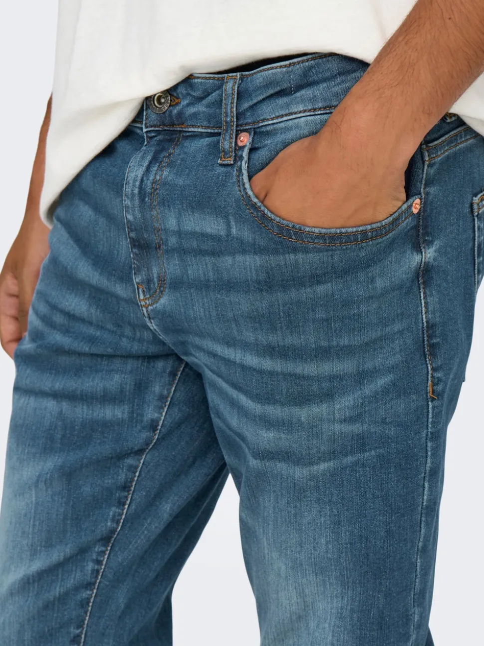 ONSLOOM Taille basse Slim Tapered Fit Jeans